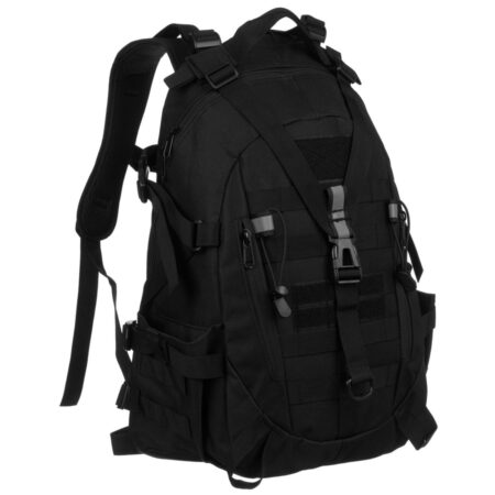 Peterson Sportos Fekete Katonai Hátizsák -PTN BL075-8076 BLACK- Fekete