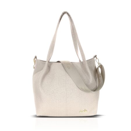 Zellia Női Válltáska ZLB481 Beige-Arany - Bella -