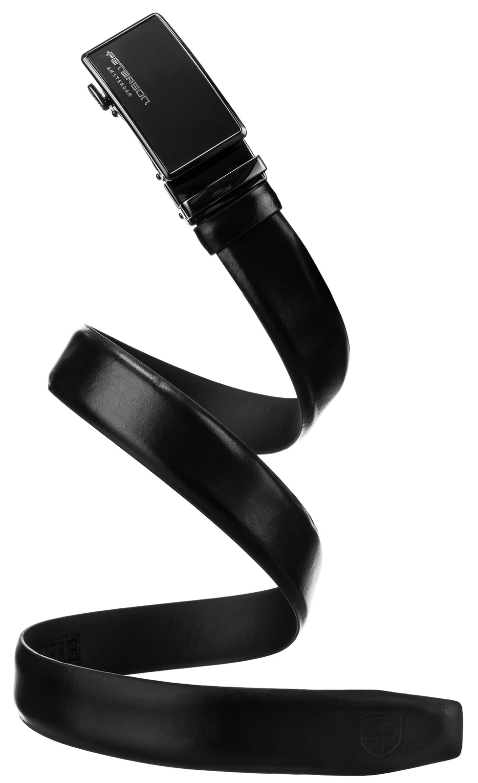 Peterson Férfi Bőr Szett Pénztárca & Automata Őv -PTN N4L-125-D03-BW- Fekete - Image 8