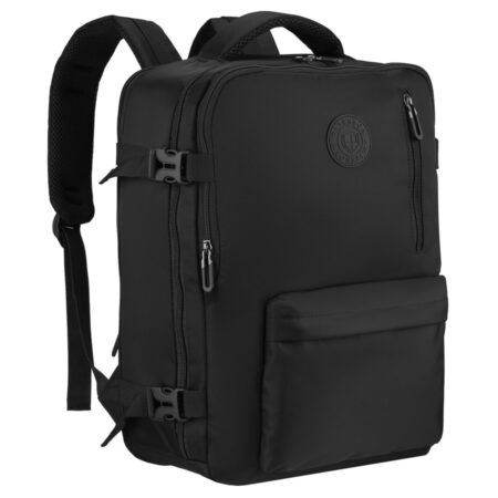 Peterson Utazó Hátizsák -PTN 77718-6068-BLACK-Fekete- 40 X 30 X 15-20 cm