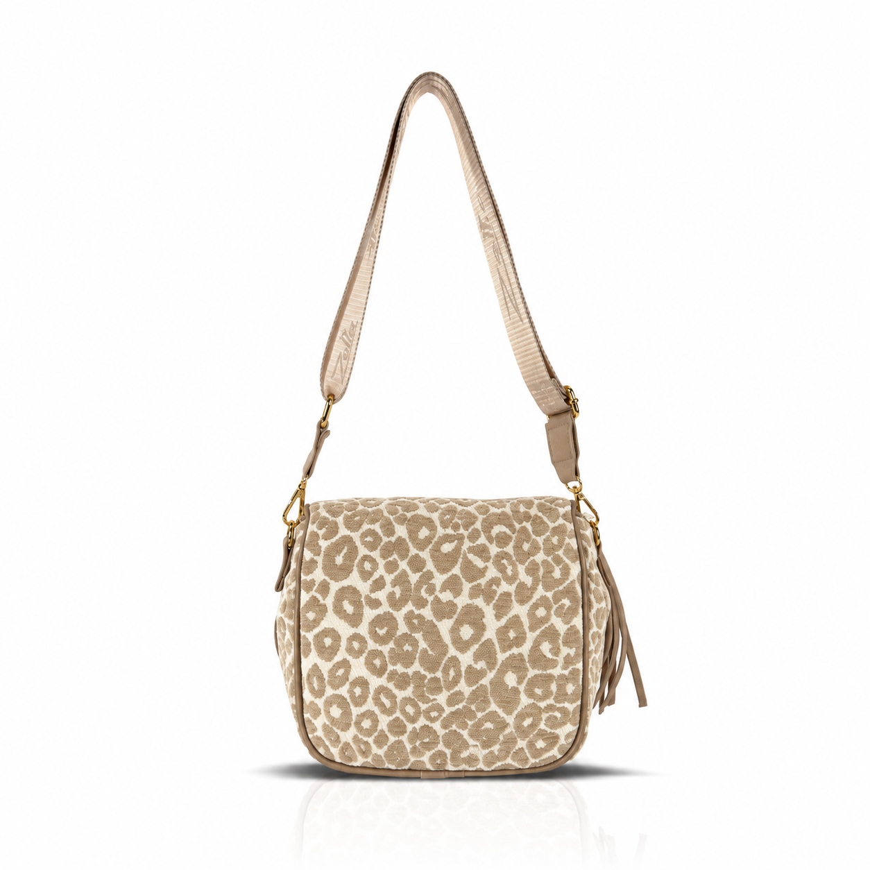 Zellia Női Oldaltáska 21028 Beige-Taupe - Pantera - - Image 5