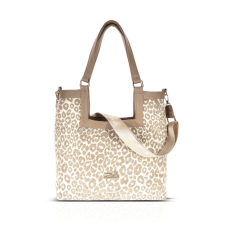 Zellia Női Válltáska 26074 Beige-Taupe - Pantera -