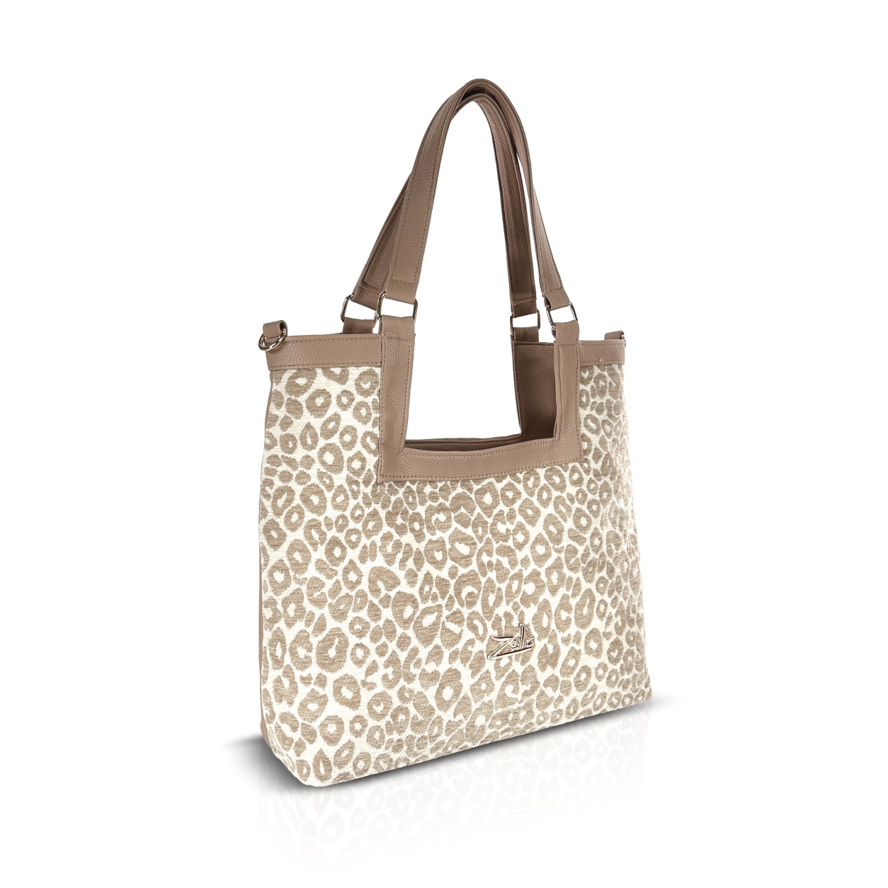 Zellia Női Válltáska 26074 Beige-Taupe - Pantera - - Image 2
