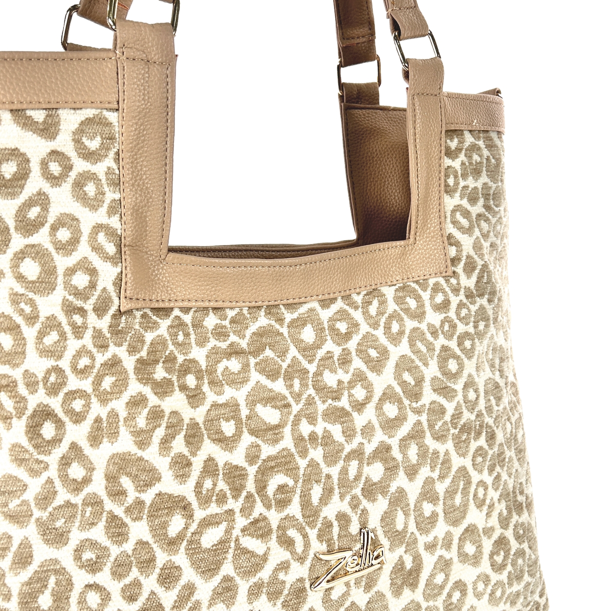 Zellia Női Válltáska 26074 Beige-Taupe - Pantera - - Image 4
