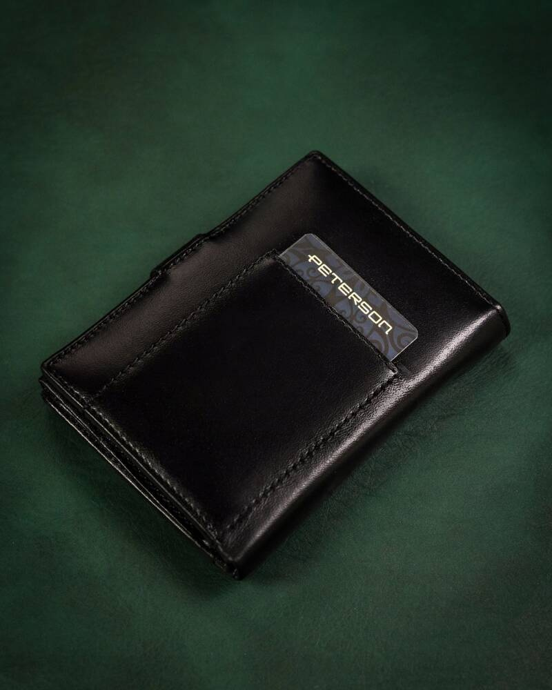 Peterson férfi pénztárca ajándékszett PTN SET-M-N4L-KCS- Fekete - Image 6