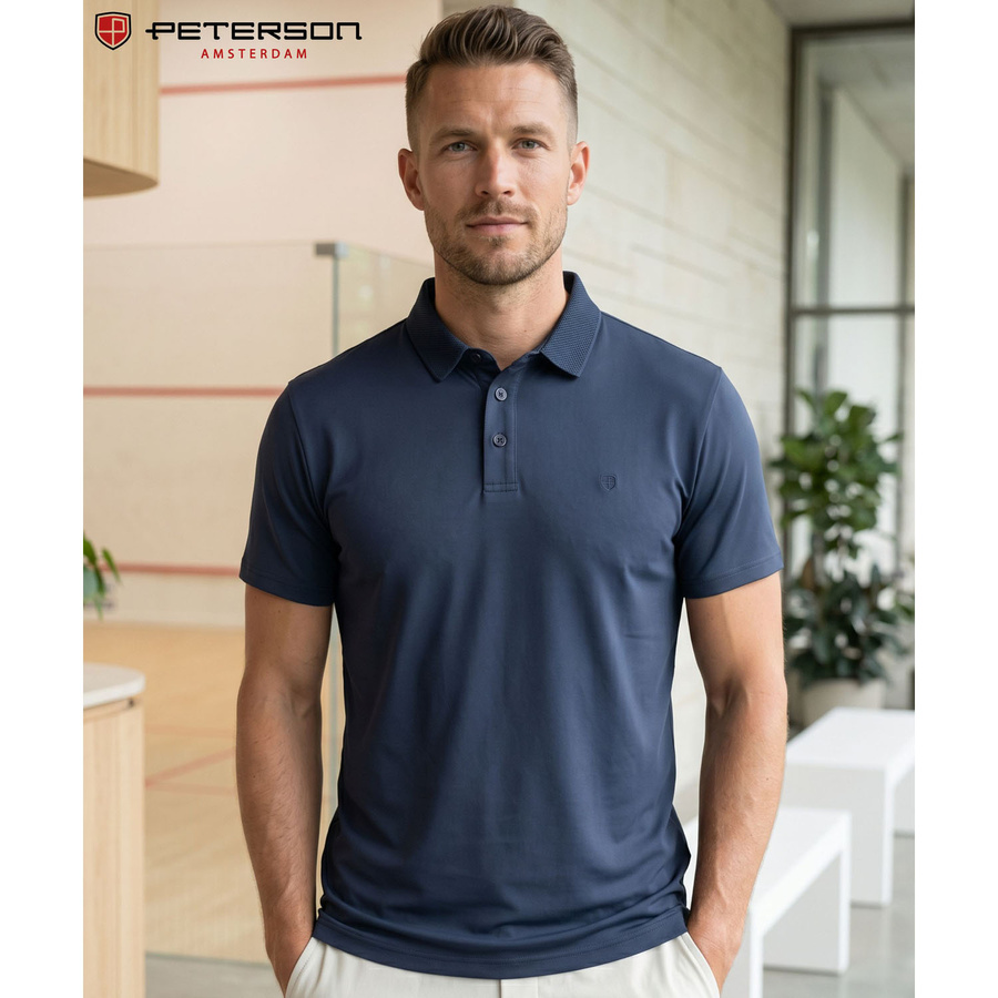 Peterson Férfi Póló Ptn Kpy-02M-2718 Gray - Szürke M - Image 9