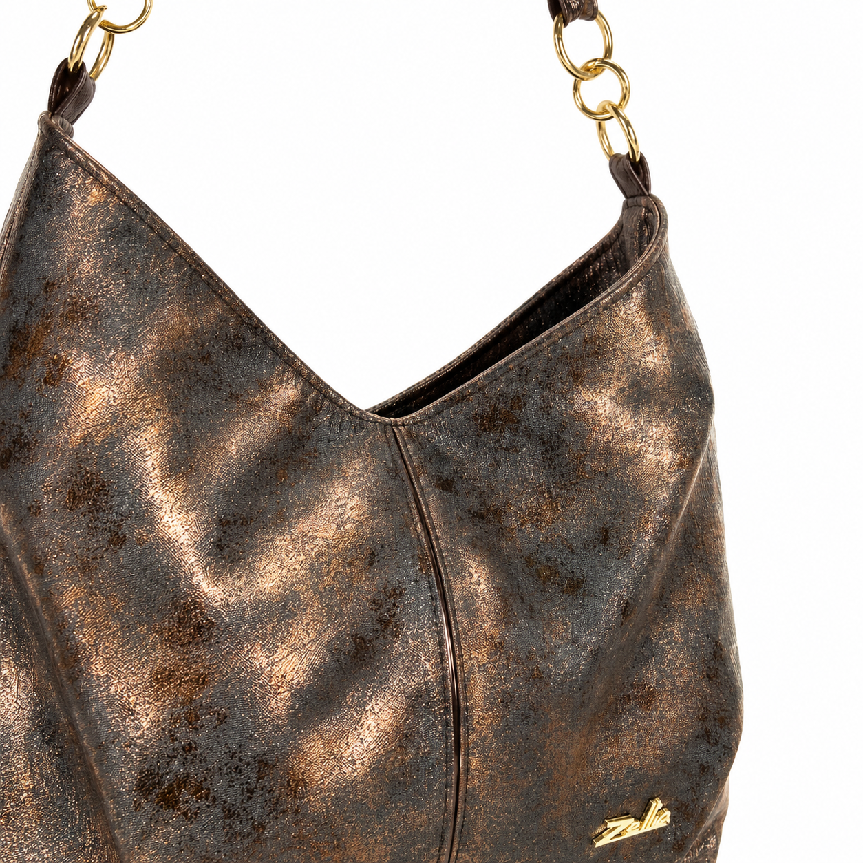 Zellia Női Válltáska ZLB471 Bronz - Image 3