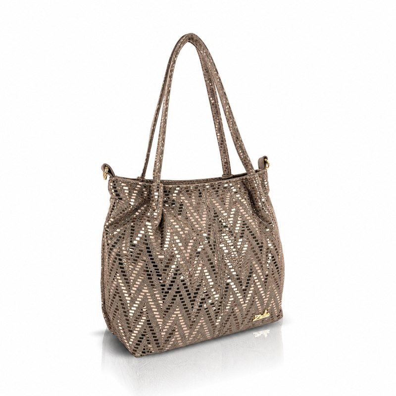 Zellia Női Válltáska Zlb481 Taupe-Arany - Image 2
