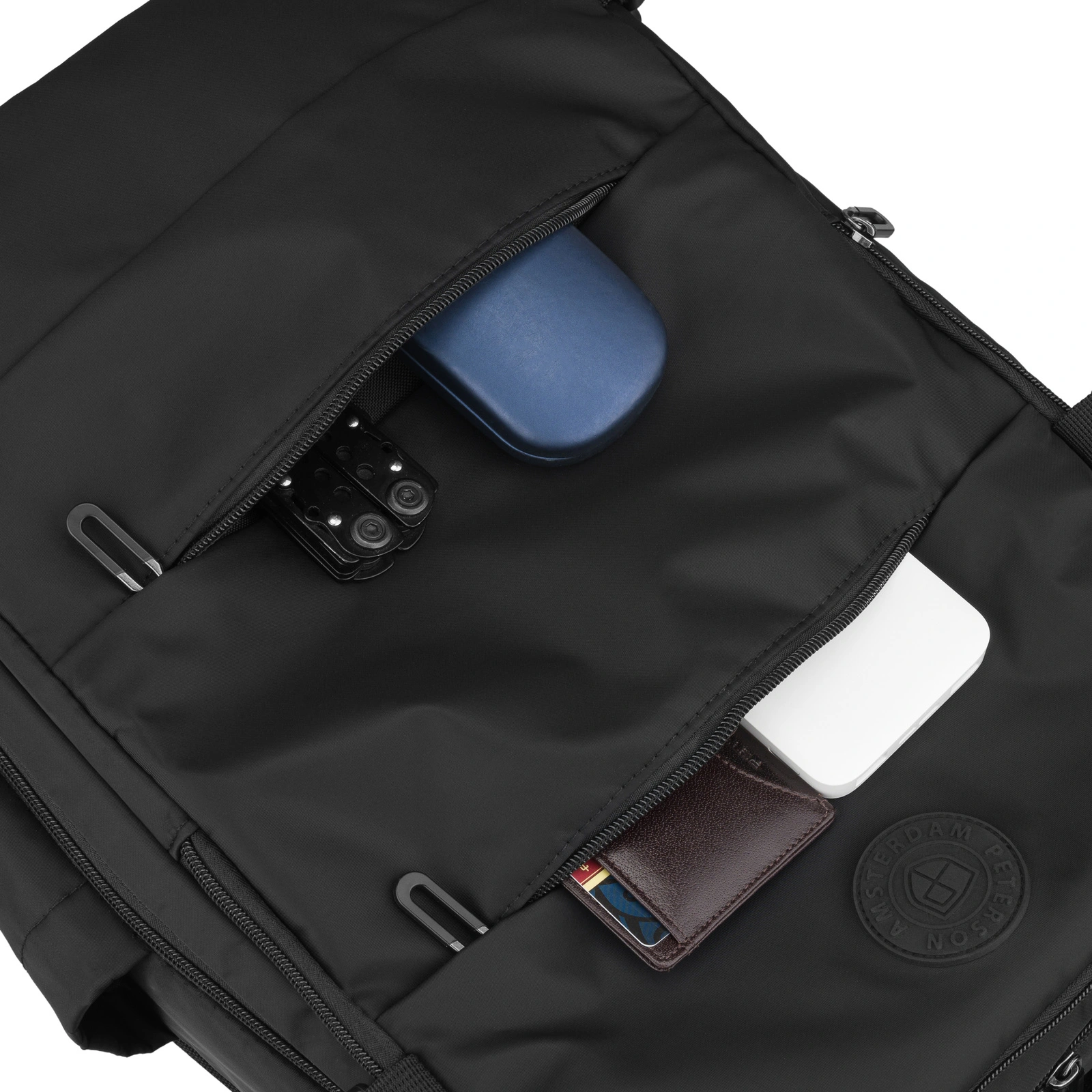 Peterson Utazó Hátizsák -PTN 77719-6075-BLACK-Fekete- 40 X 30 X 15-20 cm - Image 8