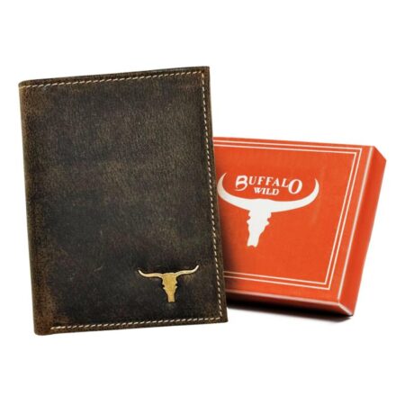 Buffalo Wild Férfi Bőr Pénztárca RM-03-BAW-1551-BROWN- Barna